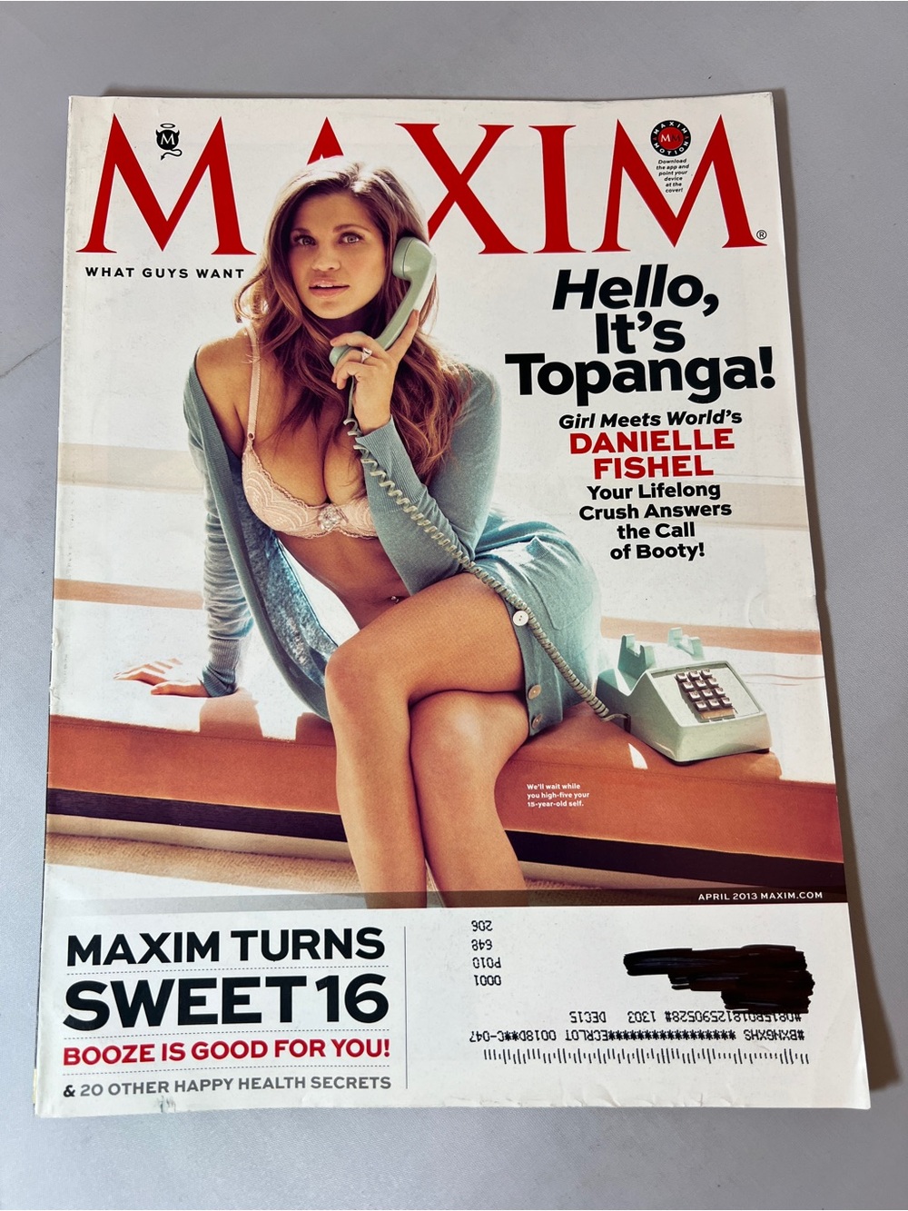 Maxim Magazine - Cover Danielle Fishel - April 2013 - Issue 182